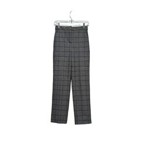 Express Glen Plaid High Waisted Dress Pants Black White Office Marilyn Monroe